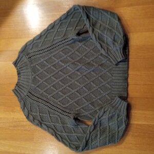 American Eagle Ribbed Women's Cableknit Sweater Small